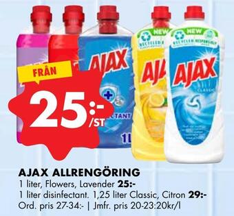 ÖoB Ajax allrengöring erbjuda