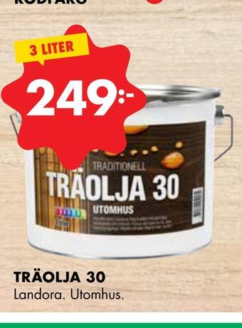 ÖoB Träolja 30 erbjuda
