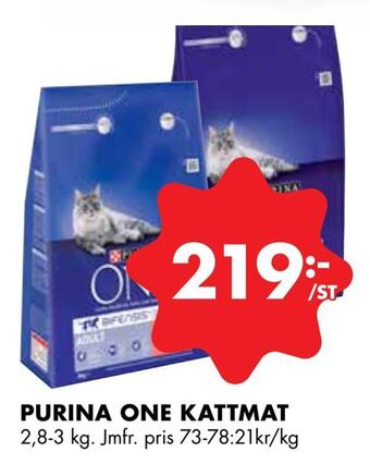 ÖoB Purina one kattmat erbjuda