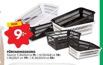 ÖoB Förvaringskorg erbjuda