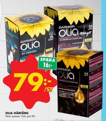 ÖoB Olia hårfärg erbjuda