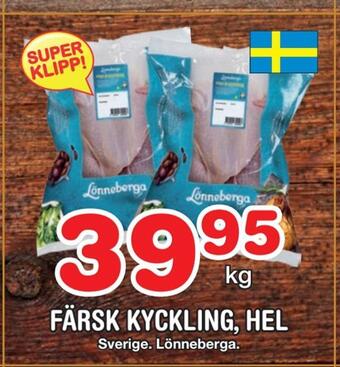 Nya Pulsen Färsk kyckling, hel erbjuda