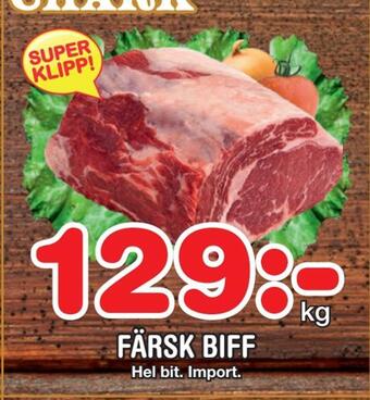 Nya Pulsen Färsk biff erbjuda