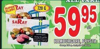 Nya Pulsen Hamburgare, frysta erbjuda