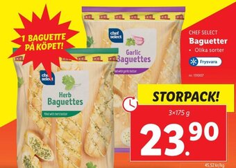 Lidl CHEF SELECT Baguetter erbjuda