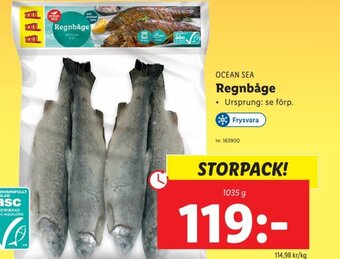 Lidl OCEAN SEA Regnbåge erbjuda