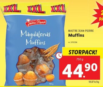 Lidl MAITRE JEAN-PIERRE Muffins erbjuda