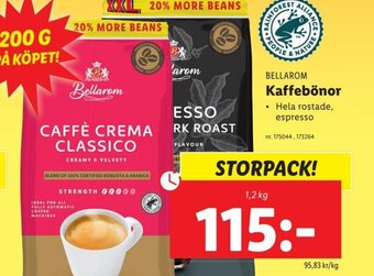 Lidl BELLAROM Kaffebönor erbjuda