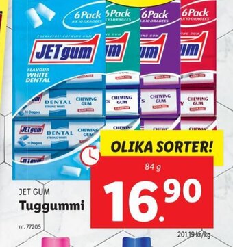 Lidl JET GUM Tuggummi erbjuda