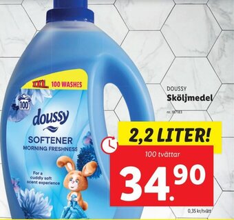 Lidl DOUSSY Sköljmedel erbjuda