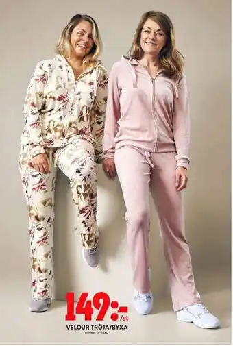 mywear Velour Tröja/Byxa S-XXL