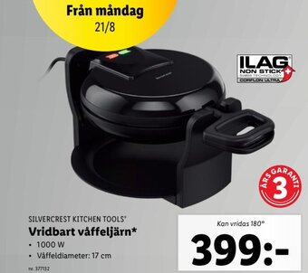 Lidl SILVERCREST KITCHEN TOOLS® Vridbart våffeljärn* erbjuda