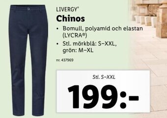 LIVERGY® Chinos