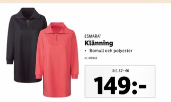 Lidl ESMARA Klänning erbjuda