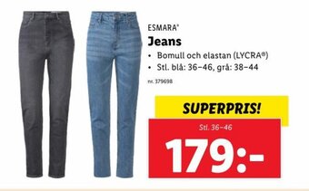Lidl ESMARAⓇ Jeans erbjuda