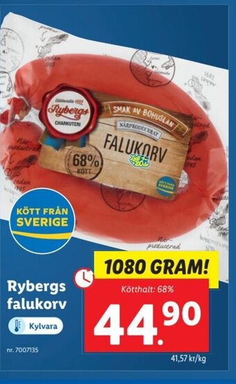Lidl Rybergs falukorv erbjuda