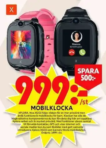 Xplora Mobilklocka