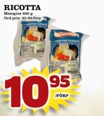 Supergrossen RICOTTA erbjuda