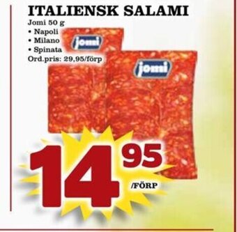 Supergrossen ITALIENSK SALAMI erbjuda