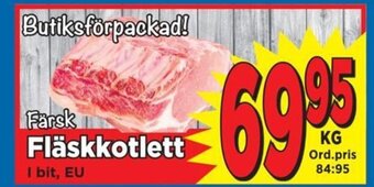 Supergrossen Farsk Fläskkotlett erbjuda