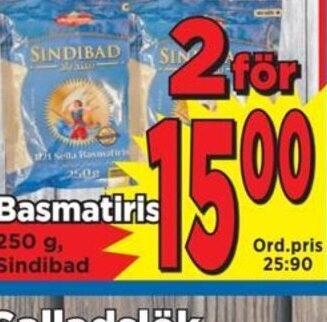 Supergrossen Basmatiris erbjuda