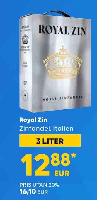 Border Shop Royal zin erbjuda