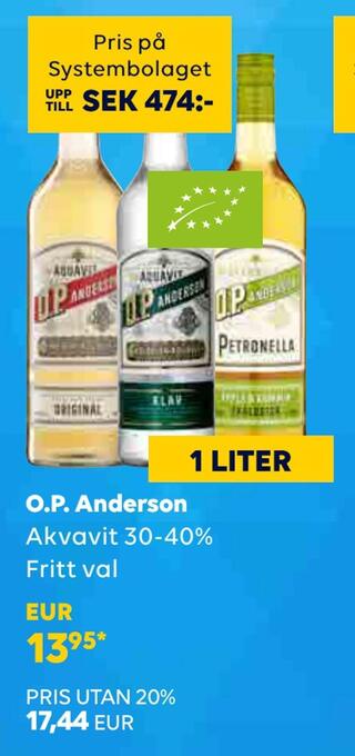 Border Shop O.p. anderson erbjuda