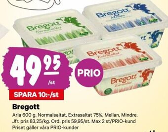 City Gross Bregott Arla 600 g. erbjuda