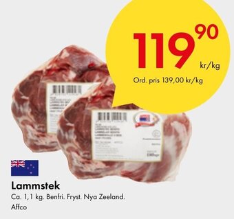 Snabbgross Lammstek erbjuda