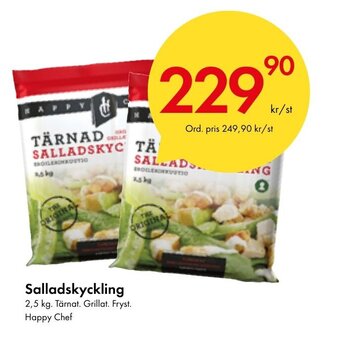Snabbgross Salladskyckling Happy Chef erbjuda