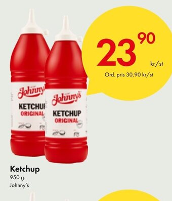 Snabbgross Ketchup 950 g. Johnny's erbjuda