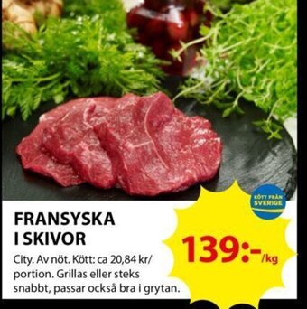 ICA Kvantum FRANSYSKA I SKIVOR erbjuda
