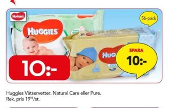 Bo Ohlsson Huggies tvättservetter erbjuda