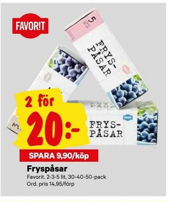 City Gross Fryspåsar erbjuda