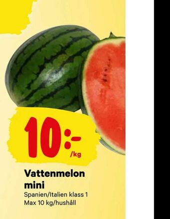 City Gross Vattenmelon mini erbjuda
