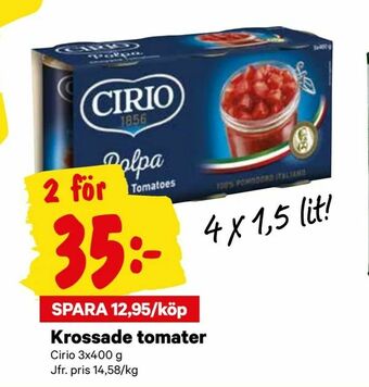 City Gross Krossade tomater erbjuda