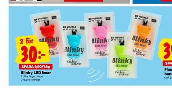 City Gross Blinky LED bear erbjuda