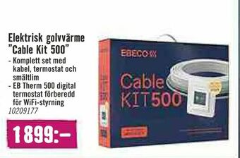 Hornbach Elektrisk golvvärme "Cable Kit 500" erbjuda