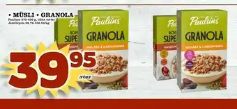 Matboden Ektorp Müsli • granola erbjuda