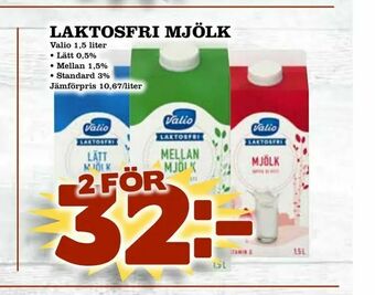 Matboden Ektorp Laktosfri mjölk erbjuda