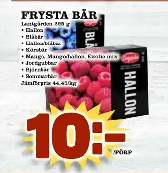 Frysta bär