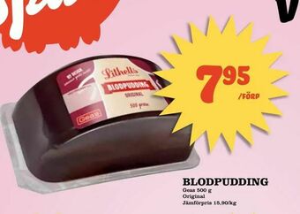 Matboden Ektorp Blodpudding erbjuda