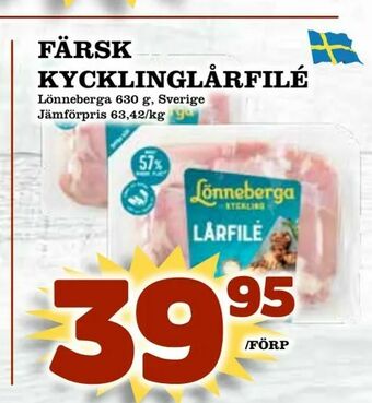Matboden Ektorp Färsk kycklinglårfilé erbjuda