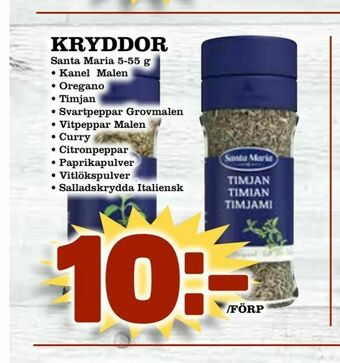Matdax Kryddor erbjuda