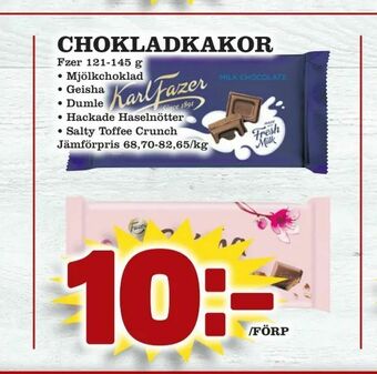 Matdax Chokladkakor erbjuda