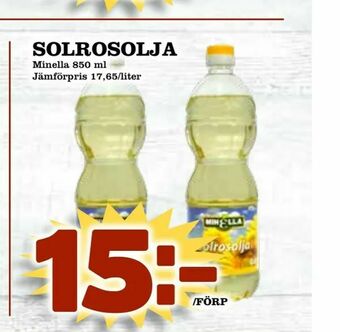 Matvärlden Tensta Solrosolja erbjuda