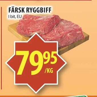 Matvärlden Tensta Färsk ryggbiff erbjuda