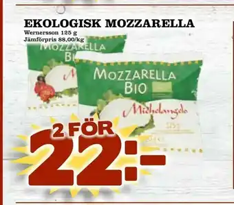 Matvärlden Tensta Ekologisk mozzarella erbjuda