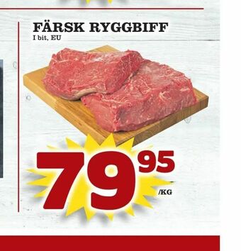 Matvärlden Tensta Färsk ryggbiff erbjuda