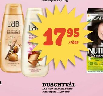 Duschtvål